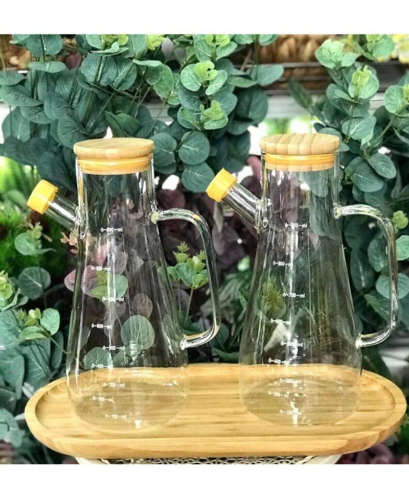 Paçi Bambu Kapaklı Vakumlu Borosilikat 3'lü Set Cam Yağlık Sirkelik Bambu Altlık Paçi Bambu Kapaklı Vakumlu Borosilikat 3'lü Set Cam Yağlık Sirkelik Bambu Altlık