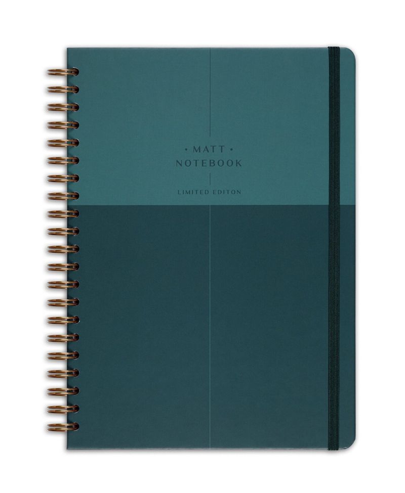 Matt Notebook 20x28 Cm A4 Lastikli Spiralli Sert Kapak Not Defteri Çizgili Matt Notebook 20x28 Cm A4 Lastikli Spiralli Sert Kapak Not Defteri Çizgili