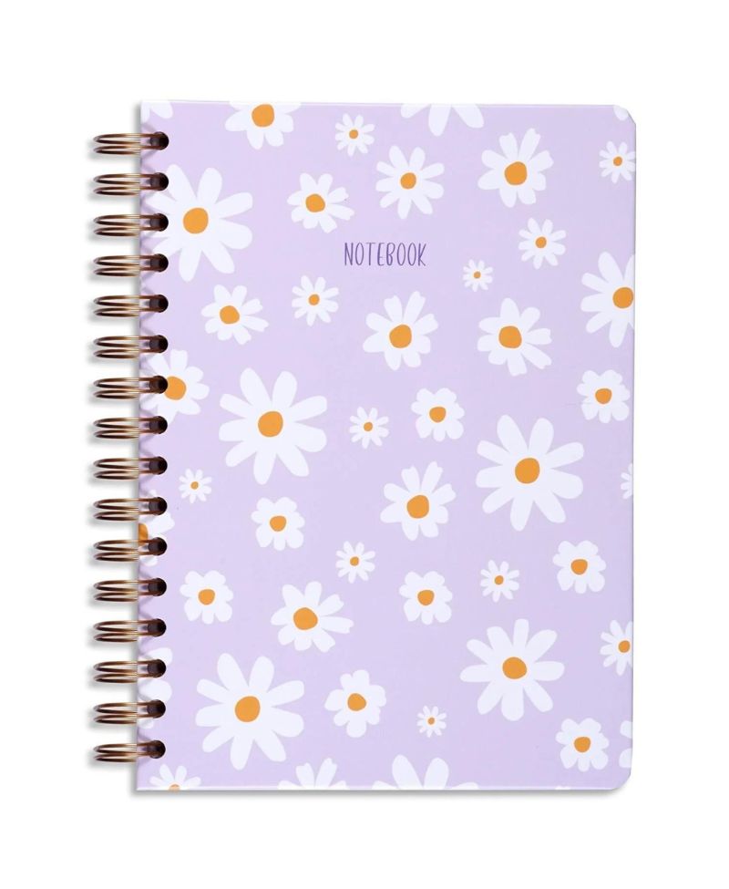 Matt Notebook A5 15x21 Cm Spiralli Çizgili Tarihsiz Not Defteri Papatya Matt Notebook A5 15x21 Cm Spiralli Çizgili Tarihsiz Not Defteri Papatya