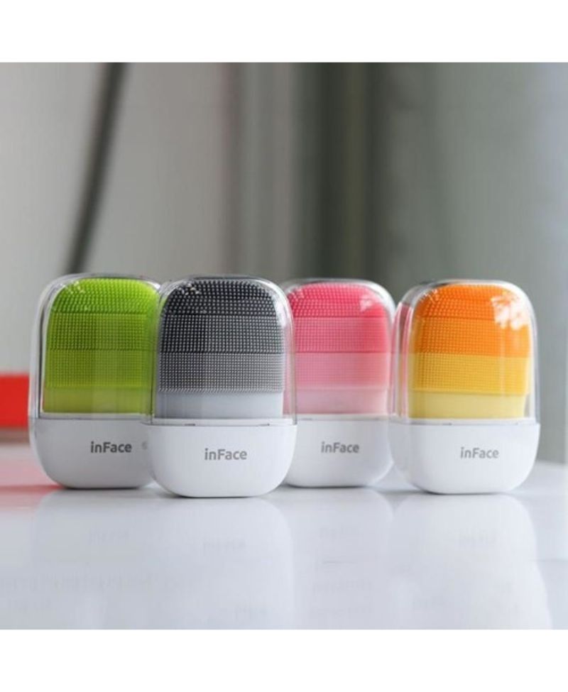 Xiaomi Inface Sonic Yüz Temizleme ve Cilt Bakımı Masaj Cihazı Yeşil (Distribütör Garantili)